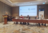 Заменик министерката Оџаклиеска на конференција за вклучување на младите во креира